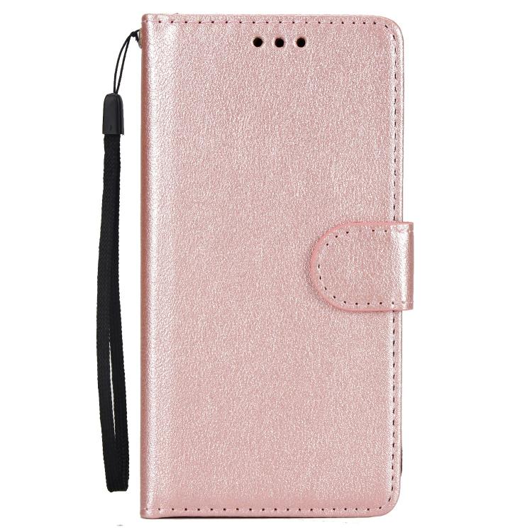 For iPhone 16e Multifunctional Horizontal Flip Leather Phone Case with Three Card Slots(Rose Gold) - iPhone 16e Cases by PMC TechLife | Online Shopping South Africa | PMC TechLife | Buy Now Pay Later Mobicred