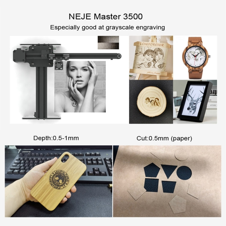 NEJE 3 USB DIY Laser Engraving Machine - DIY Engraving Machines by NEJE | Online Shopping South Africa | PMC Jewellery | Buy Now Pay Later Mobicred