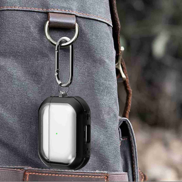 For AirPods 3 Thunder Transparent Armor Wireless Earphones Protective Case(Green) - For AirPods 3 by PMC Jewellery | Online Shopping South Africa | PMC Jewellery | Buy Now Pay Later Mobicred