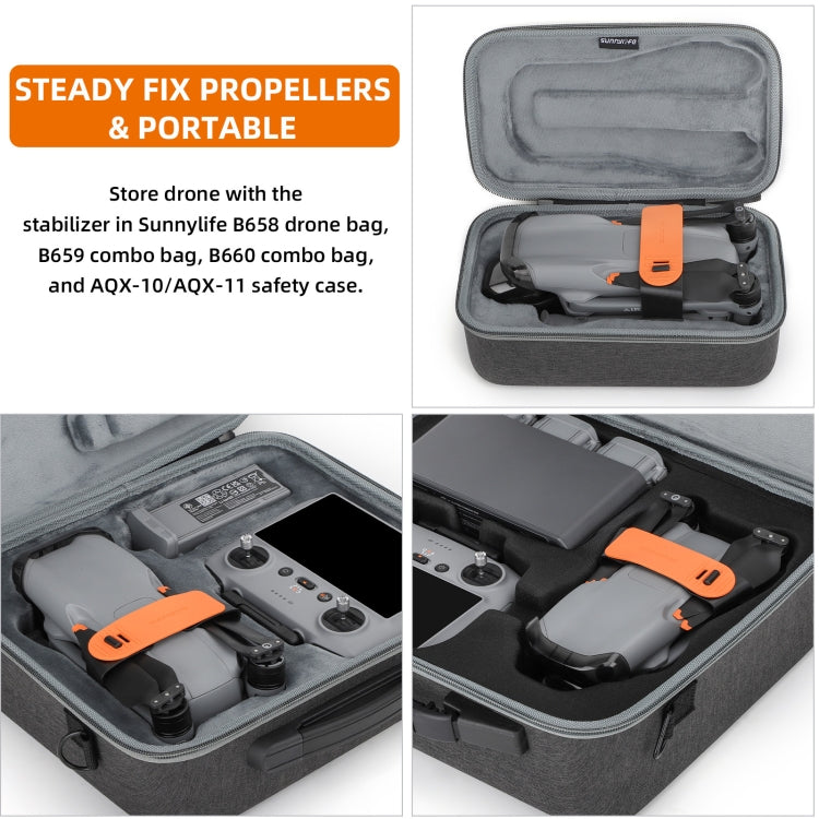 For DJI Air 3S / Air 3 Sunnylife SJ663 Blade Holder Fixed Propeller Fixer Guard(Black) - Other by Sunnylife | Online Shopping South Africa | PMC TechLife | Buy Now Pay Later Mobicred