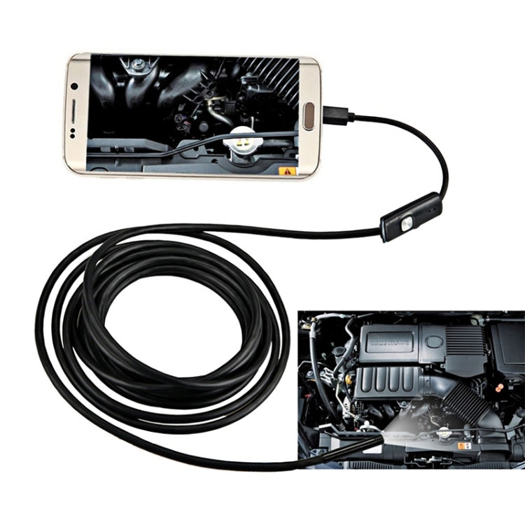 AN97 Waterproof Micro USB Endoscope Snake Tube Inspection Camera for Parts of OTG Function Android Mobile Phone, with 6 LEDs, Lens Diameter:5.5mm(Length: 1m) -  by PMC Jewellery | Online Shopping South Africa | PMC Jewellery | Buy Now Pay Later Mobicred