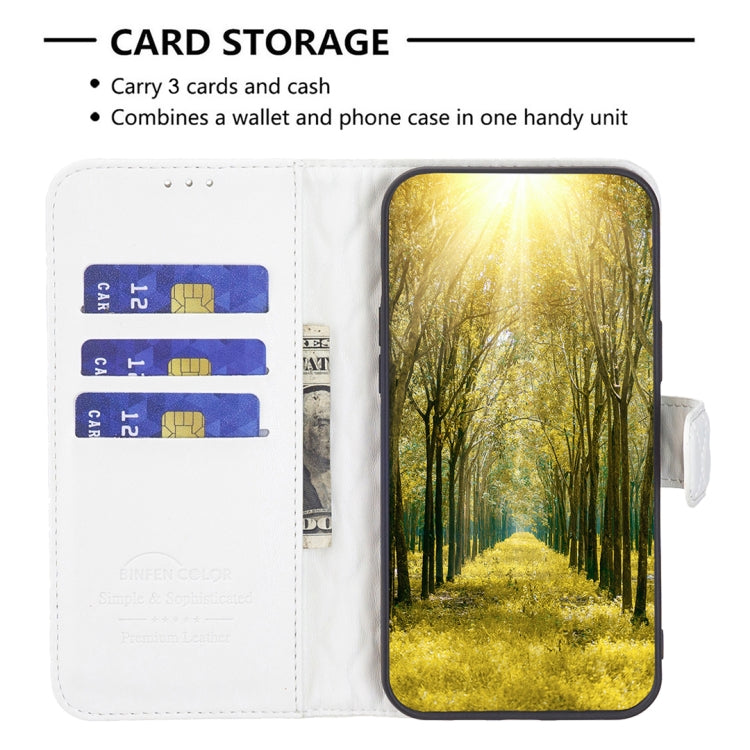 For Honor 90 Pro Diamond Lattice Wallet Flip Leather Phone Case(White) - Honor Cases by PMC TechLife | Online Shopping South Africa | PMC TechLife | Buy Now Pay Later Mobicred