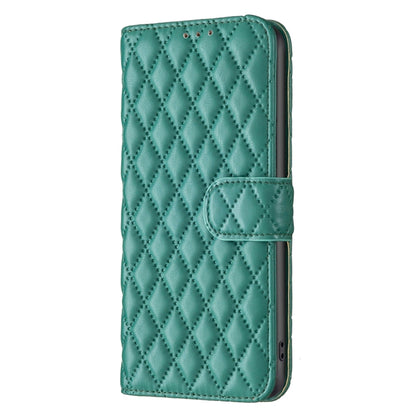 For Honor X6a Diamond Lattice Wallet Flip Leather Phone Case(Green) - Honor Cases by PMC Jewellery | Online Shopping South Africa | PMC Jewellery | Buy Now Pay Later Mobicred