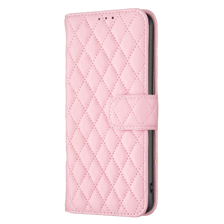 For Honor X6a Diamond Lattice Wallet Flip Leather Phone Case(Pink) - Honor Cases by PMC Jewellery | Online Shopping South Africa | PMC Jewellery | Buy Now Pay Later Mobicred