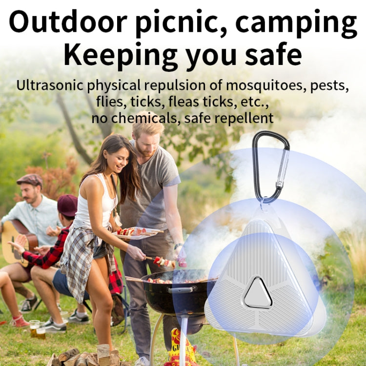 709 Outdoor Camping Ultrasonic Portable Mosquito Repeller(White) - Outdoor Insect Repellent by PMC Jewellery | Online Shopping South Africa | PMC Jewellery | Buy Now Pay Later Mobicred