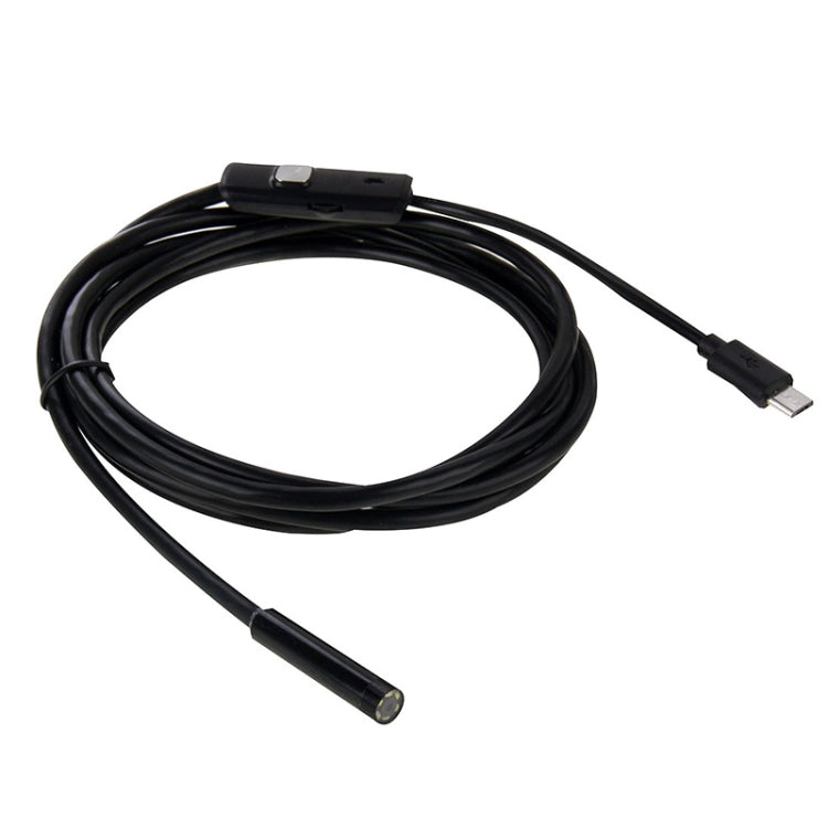 AN97 Waterproof Micro USB Endoscope Hard Tube Inspection Camera for Parts of OTG Function Android Mobile Phone, with 6 LEDs, Lens Diameter:8mm(Length: 3.5m) -  by PMC Jewellery | Online Shopping South Africa | PMC Jewellery | Buy Now Pay Later Mobicred