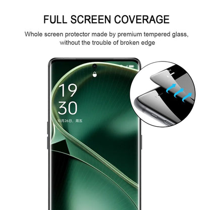 For OPPO Find X7 Ultra 9H HD 3D Curved Edge Tempered Glass Film(Black) - Find X7 Ultra Tempered Glass by PMC Jewellery | Online Shopping South Africa | PMC Jewellery | Buy Now Pay Later Mobicred