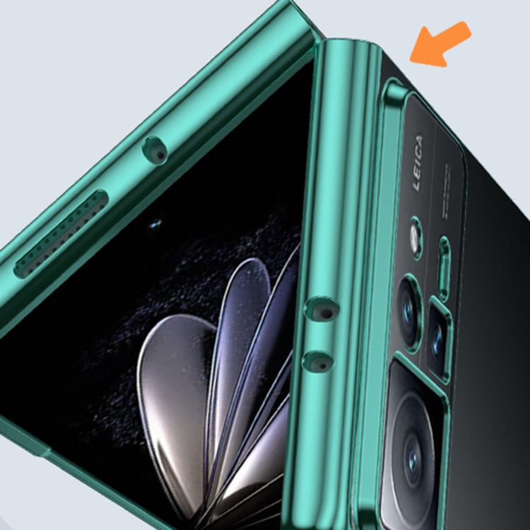 For OPPO Find N3 Flip Full Coverage Electroplate PC Transparent Phone Case(Black) - OPPO Cases by PMC TechLife | Online Shopping South Africa | PMC TechLife | Buy Now Pay Later Mobicred