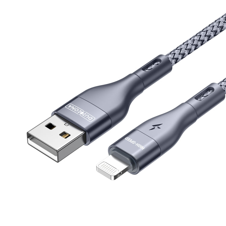 DUZZONA A7 2.4A USB to 8 Pin Charging Data Cable, Length:2m - Normal Style Cable by DUZZONA | Online Shopping South Africa | PMC Jewellery | Buy Now Pay Later Mobicred