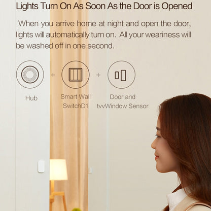 Original Xiaomi Youpin Aqara Smart Wall Switch D1, Single FireWire Single Button Version - Smart Switch by Xiaomi | Online Shopping South Africa | PMC Jewellery | Buy Now Pay Later Mobicred