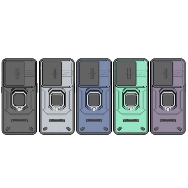For OnePlus 11 5G Sliding Camshield TPU + PC Shockproof Phone Case with Holder(Blue) - free shipping - PMC TechLife - Order now!