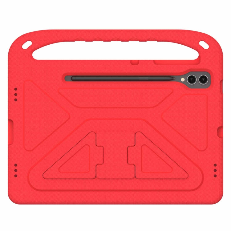 For Samsung Galaxy Tab S9+ Handle EVA Shockproof Tablet Case with Holder(Red) - Galaxy Tab S9+ Cases by PMC Jewellery | Online Shopping South Africa | PMC Jewellery | Buy Now Pay Later Mobicred