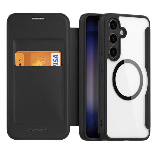 For Samsung Galaxy S24+ 5G DUX DUCIS Skin X Pro Series Magsafe PC + TPU Phone Leather Case(Black) - Galaxy S24+ 5G Cases by DUX DUCIS | Online Shopping South Africa | PMC Jewellery