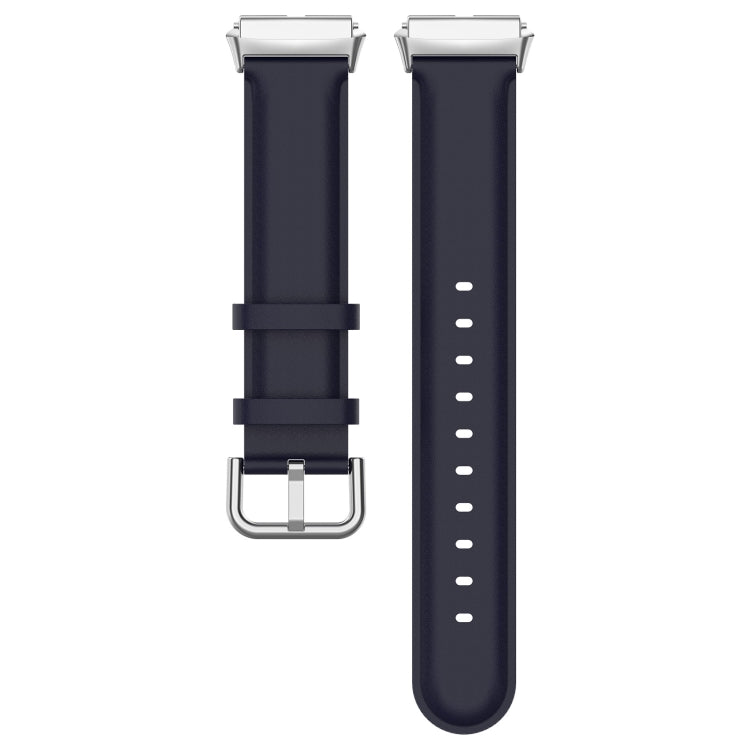 For Redmi Watch 3 Lite / Watch 3 Active Leather Replacement Watch Band(Navy Blue) - free shipping - PMc TechLife - Order now!