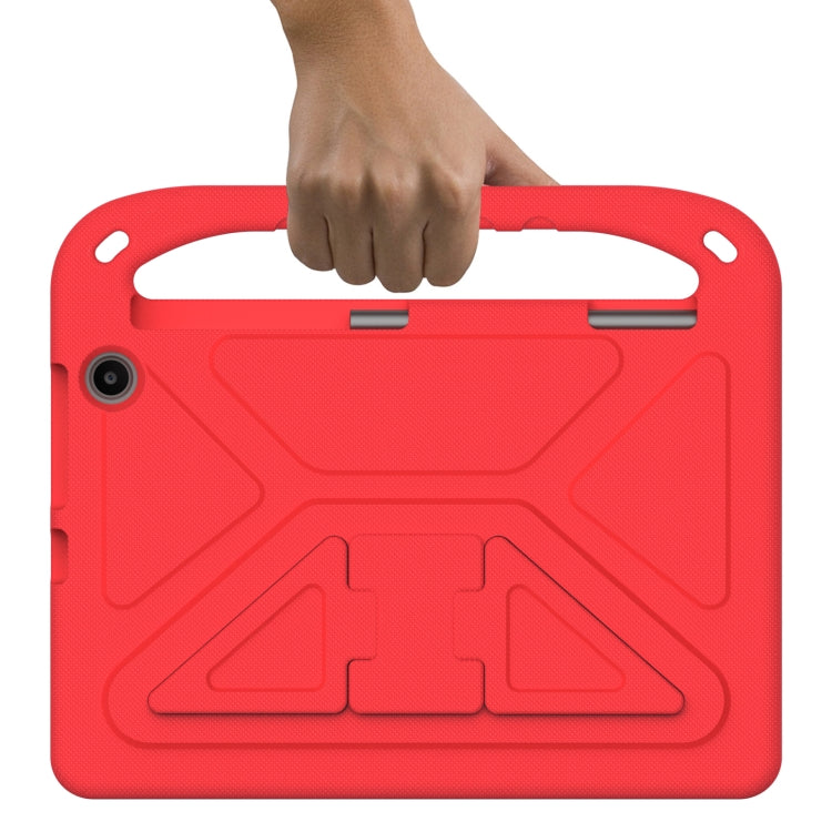 For Amazon Kindle Fire Max 11 Handle EVA Shockproof Tablet Case with Holder(Red) - Amazon by PMC TechLife | Online Shopping South Africa | PMC TechLife | Buy Now Pay Later Mobicred