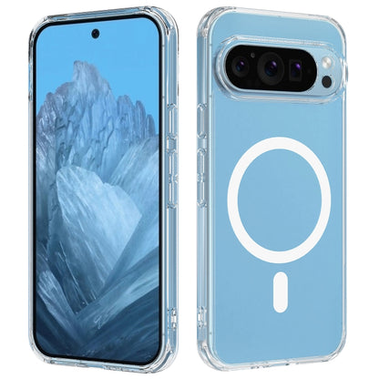 For Google Pixel 9 Pro XL MagSafe Clear Acrylic PC Hybrid TPU Phone Case(Transparent) - Google Cases by PMC Jewellery | Online Shopping South Africa | PMC Jewellery | Buy Now Pay Later Mobicred