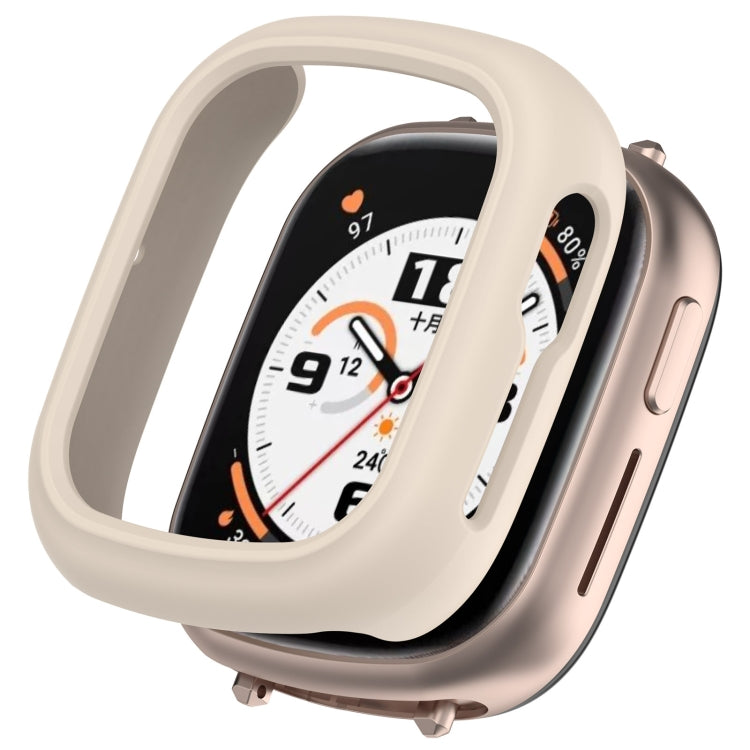 For Honor Watch 4 Half Coverage Hollow PC Watch Protective Case(Ivory White) - Watch Cases by PMC TechLife | Online Shopping South Africa | PMC TechLife