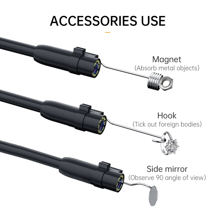 P200 8mm Front Lenses Detachable Industrial Pipeline Endoscope with 4.3 inch Screen, Spec:20m Tube -  by PMC Jewellery | Online Shopping South Africa | PMC Jewellery | Buy Now Pay Later Mobicred