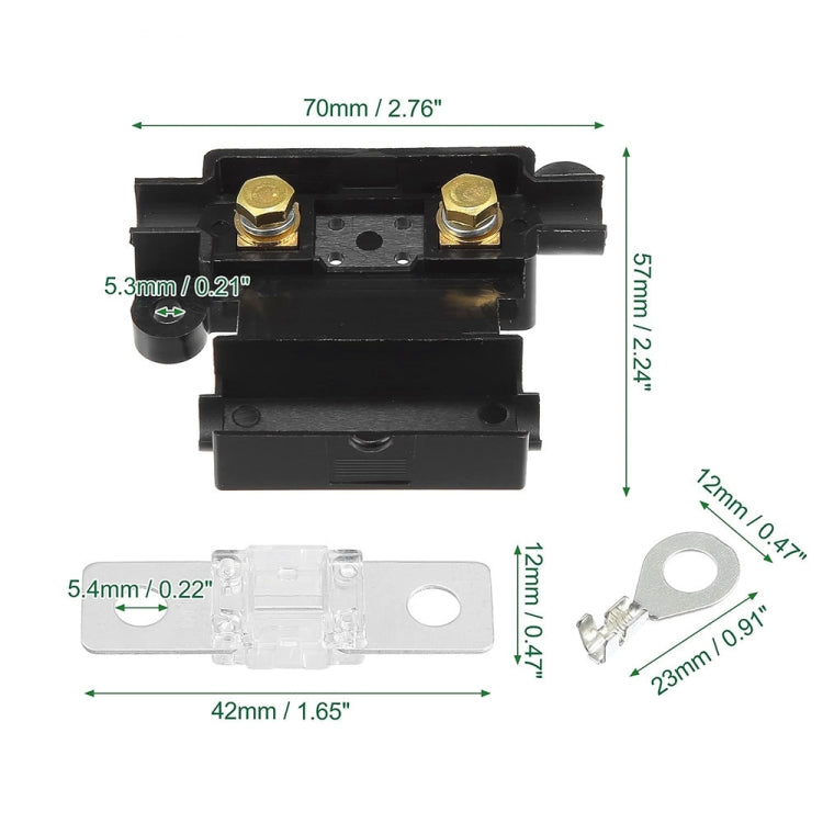 6 in 1 For Dual Battery Systems ANS Car Fuse Holder Fuse Box Kit, Current:100A - Fuse by PMC Jewellery | Online Shopping South Africa | PMC Jewellery | Buy Now Pay Later Mobicred