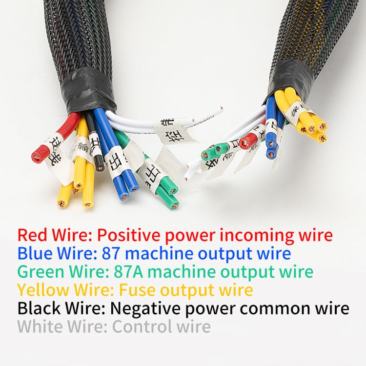 12V 4 Pin Car Modified 12 Slots Relay Fuse Box with Cable - Fuse by PMC TechLife | Online Shopping South Africa | PMC TechLife | Buy Now Pay Later Mobicred