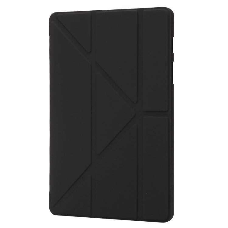 For Samsung Galaxy Tab S9 Deformation Silicone Leather Tablet Case(Black) - Galaxy Tab S9 Cases by PMC Jewellery | Online Shopping South Africa | PMC Jewellery