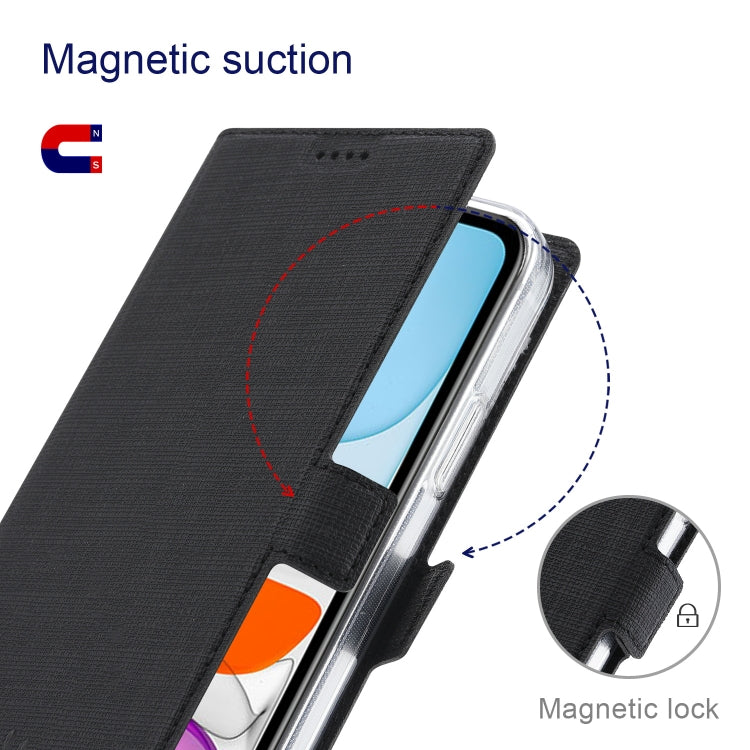 For iPhone 15 Pro Max ViLi K Series Dual-side Buckle Magsafe Leather Phone Case(Black) - free shipping - PMC Jewellery - Order now!