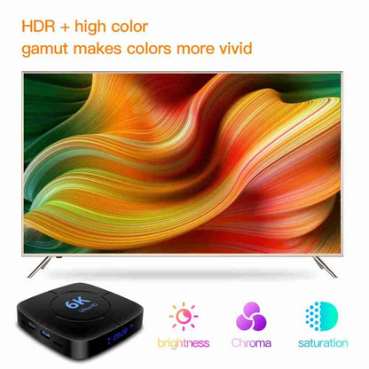 6K Ultra HD Android 12.0 Smart TV Box with Remote Control, 4GB+32GB, Allwinner H616 1.5GHZ Quad-Core(AU Plug) - Others by PMC Jewellery | Online Shopping South Africa | PMC Jewellery | Buy Now Pay Later Mobicred