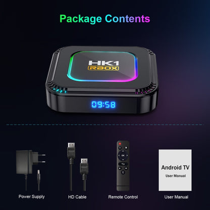 HK1 RBOX K8 8K Android 13.0 Smart TV Box with Remote Control, 4GB+128GB, RK3528 Quad-Core(EU Plug) - Others by PMC Jewellery | Online Shopping South Africa | PMC Jewellery | Buy Now Pay Later Mobicred