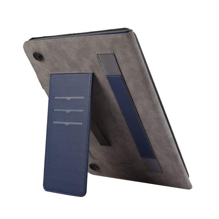 For iPad Pro 11 2024 Litchi Texture Leather Sucker Tablet Case(Dark Blue) - iPad Pro 11 2024 Cases by PMC Jewellery | Online Shopping South Africa | PMC Jewellery | Buy Now Pay Later Mobicred