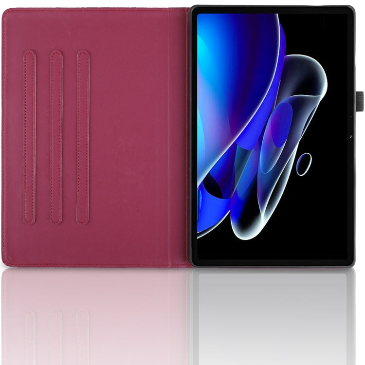 For Realme Pad 2 Tree Life Embossed Rotation Leather Tablet Case(Red) - Realme by PMC TechLife | Online Shopping South Africa | PMC TechLife | Buy Now Pay Later Mobicred