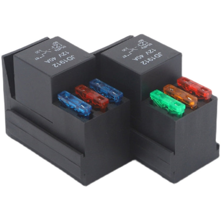24V 5 Pin Car RV Engine Compartment Multi-Way Fuse Holder 3 Ways With Relay Holder - Fuse by PMC TechLife | Online Shopping South Africa | PMC TechLife | Buy Now Pay Later Mobicred