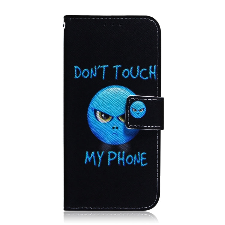 For Motorola Edge 2024 Coloured Drawing Flip Leather Phone Case(Anger) - Motorola Cases by PMC Jewellery | Online Shopping South Africa | PMC Jewellery | Buy Now Pay Later Mobicred