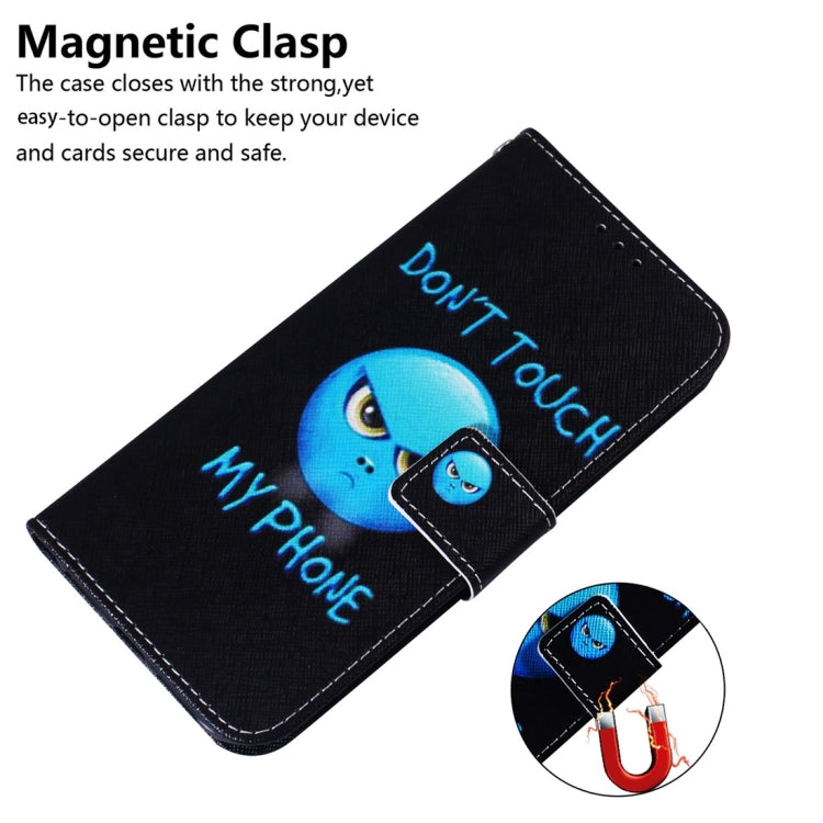 For Motorola Edge 2024 Coloured Drawing Flip Leather Phone Case(Anger) - Motorola Cases by PMC Jewellery | Online Shopping South Africa | PMC Jewellery | Buy Now Pay Later Mobicred