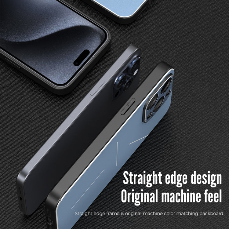 For iPhone 15 Plus R-JUST RJ52 3-Line Style Metal TPU Shockproof Phone Case(Black) - iPhone 15 Plus Cases by R-JUST | Online Shopping South Africa | PMC Jewellery