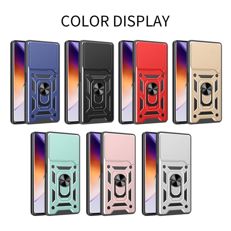 For Infinix Note 40 4G Sliding Camera Cover Design TPU+PC Phone Case(Red) - Infinix Cases by PMC TechLife | Online Shopping South Africa | PMC TechLife | Buy Now Pay Later Mobicred