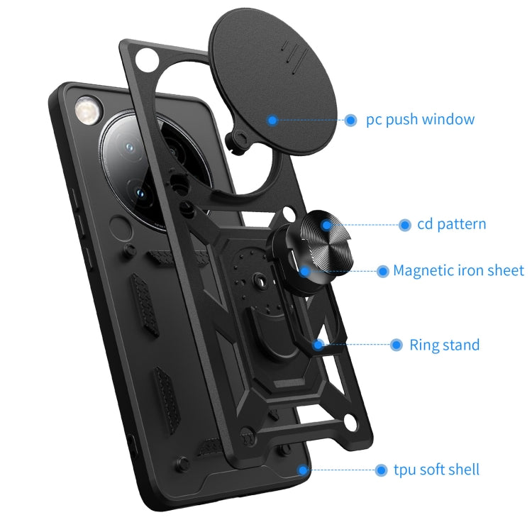 For Infinix Zero 40 5G Sliding Camera Cover Design TPU+PC Phone Case(Green) - free shipping - PMC TechLife - Order now!