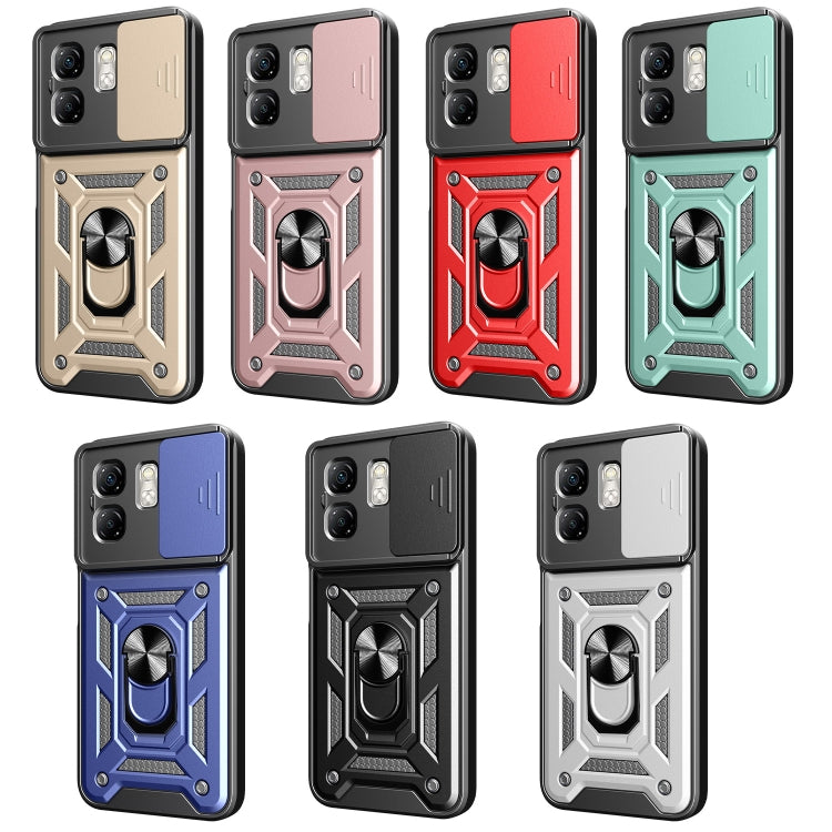 For Infinix Smart 9 / Hot 50i Sliding Camera Cover Design TPU+PC Phone Case(Black) - free shipping - PMC TechLife - Order now!
