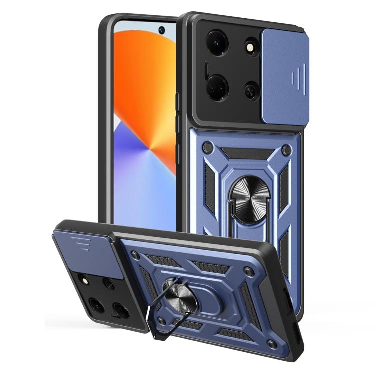 For Infinix Note 30 5G Sliding Camera Cover Design TPU+PC Phone Case(Blue) - free shipping - PMC TechLife - Order now!