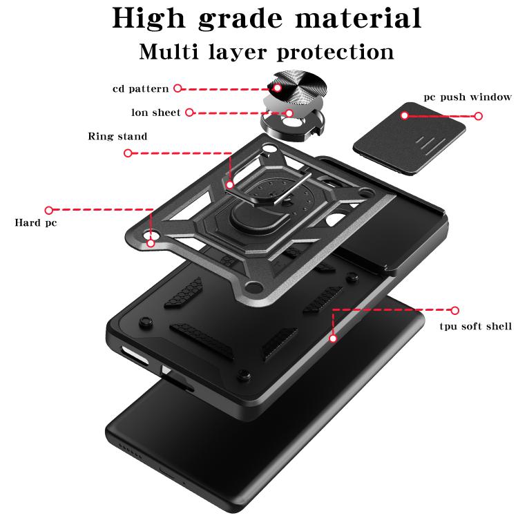For Infinix Note 30 5G Sliding Camera Cover Design TPU+PC Phone Case(Green) - free shipping - PMC TechLife - Order now!