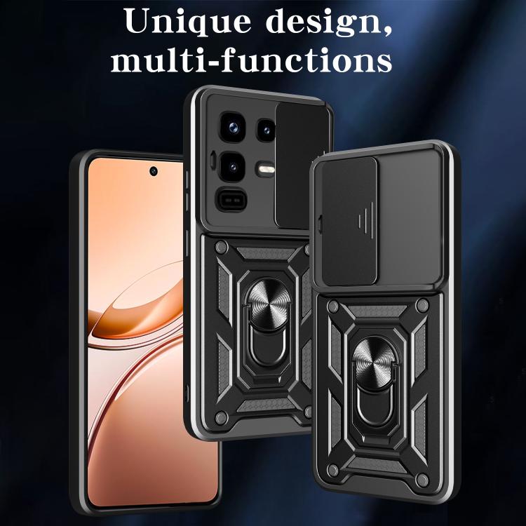 For Infinix Note 50 Pro 4G Sliding Camera Cover Design TPU+PC Phone Case(Red) - free shipping - PMC TechLife - Order now!