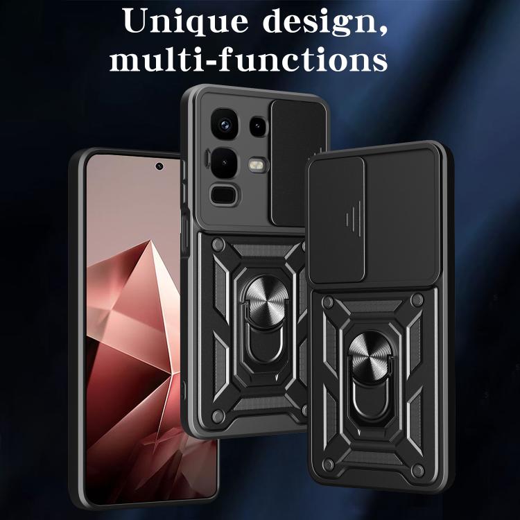 For Infinix Note 50x Sliding Camera Cover Design TPU+PC Phone Case(Red) - free shipping - PMC TechLife - Order now!