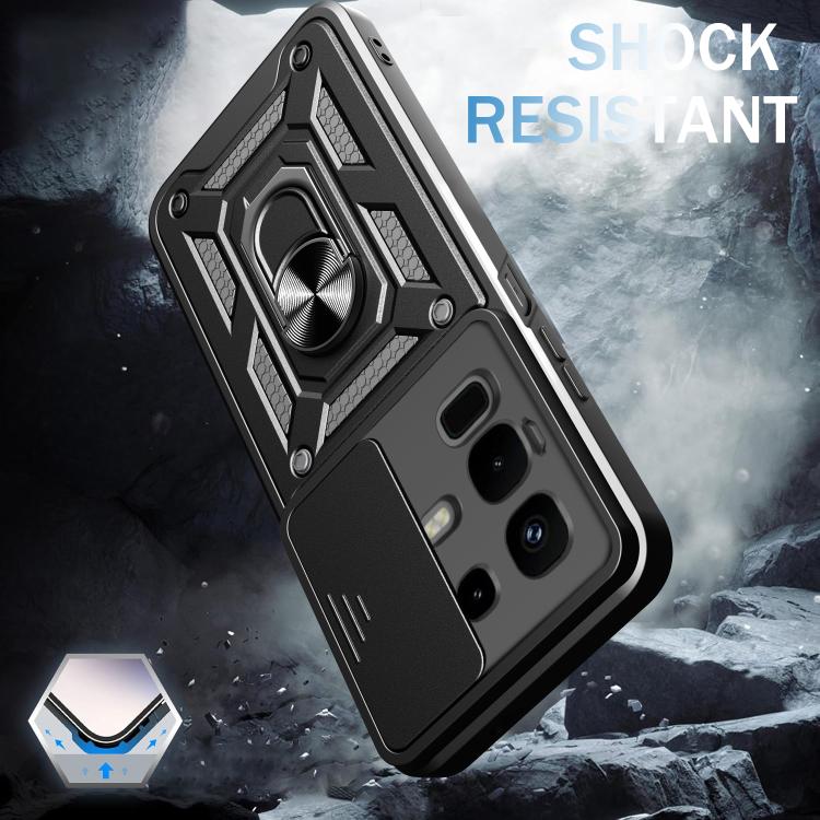 For Infinix Note 50x Sliding Camera Cover Design TPU+PC Phone Case(Green) - free shipping - PMC TechLife - Order now!