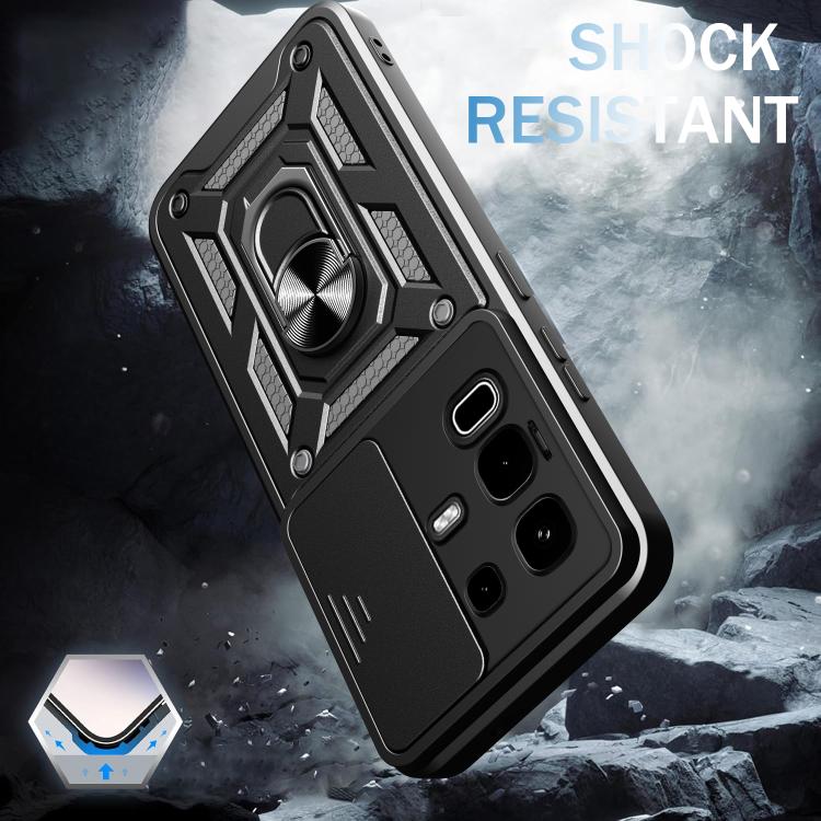 For Infinix Note 50s Sliding Camera Cover Design TPU+PC Phone Case(Rose Gold) - free shipping - PMC TechLife - Order now!
