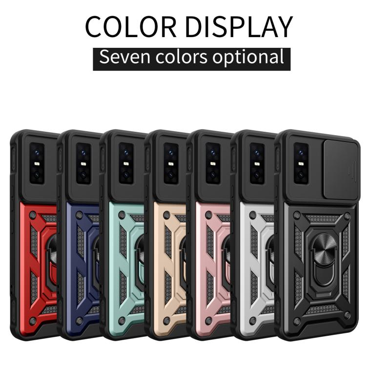For Infinix GT 30 Pro Sliding Camera Cover Design TPU+PC Phone Case(Red) - free shipping - PMC TechLife - Order now!