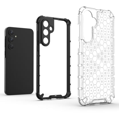 For Samsung Galaxy A35 5G Shockproof Honeycomb PC + TPU Protective Phone Case(Black) - Galaxy Phone Cases by PMC Jewellery | Online Shopping South Africa | PMC Jewellery