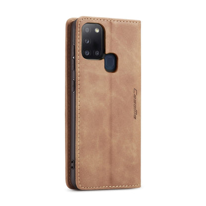 For Samsung Galaxy A21S CaseMe-013 Multifunctional Retro Frosted Horizontal Flip Leather Case with Card Slot & Holder & Wallet(Brown) - Galaxy Phone Cases by CaseMe | Online Shopping South Africa | PMC Jewellery | Buy Now Pay Later Mobicred