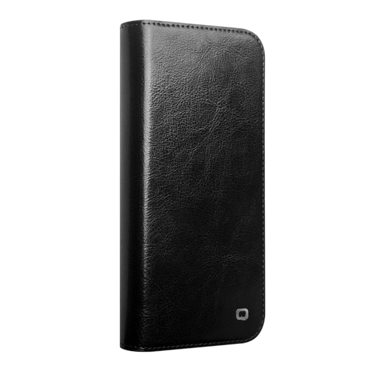 For iPhone 16 Pro QIALINO Classic Genuine Leather Phone Case(Black) - iPhone 16 Pro Cases by QIALINO | Online Shopping South Africa | PMC Jewellery | Buy Now Pay Later Mobicred