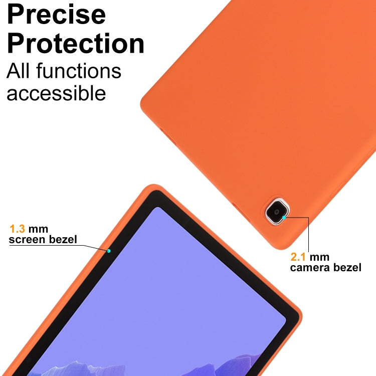 For Samsung Galaxy Tab S9 Oil Spray Skin-friendly TPU Tablet Case(Orange) - Galaxy Tab S9 Cases by PMC Jewellery | Online Shopping South Africa | PMC Jewellery | Buy Now Pay Later Mobicred