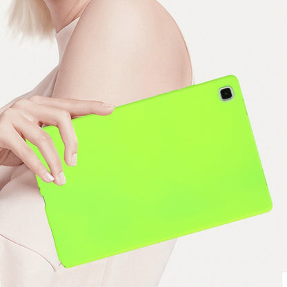 For Samsung Galaxy Tab S9 Oil Spray Skin-friendly TPU Tablet Case(Fluorescent Green) - Galaxy Tab S9 Cases by PMC Jewellery | Online Shopping South Africa | PMC Jewellery | Buy Now Pay Later Mobicred