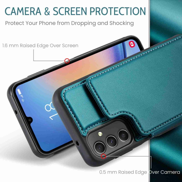 For Samsung Galaxy A54 5G CaseMe C22 Card Slots Holder RFID Anti-theft Phone Case(Blue Green) - Galaxy Phone Cases by CaseMe | Online Shopping South Africa | PMC Jewellery | Buy Now Pay Later Mobicred